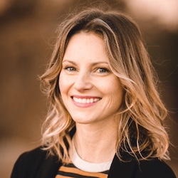 This is the headshot of Katie Morgenroth, a white female.